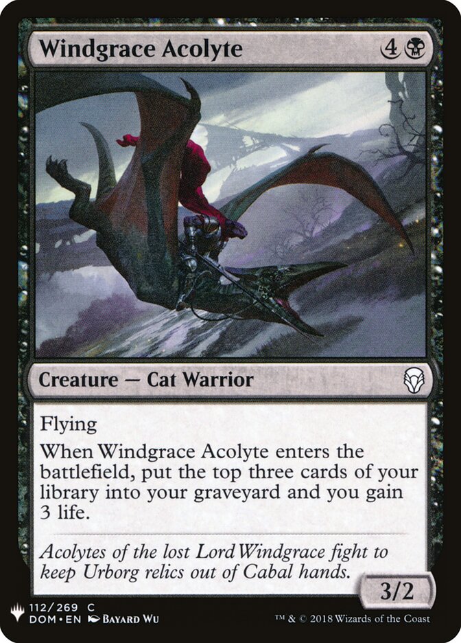 Windgrace Acolyte (DOM-112) - The List (PLST)