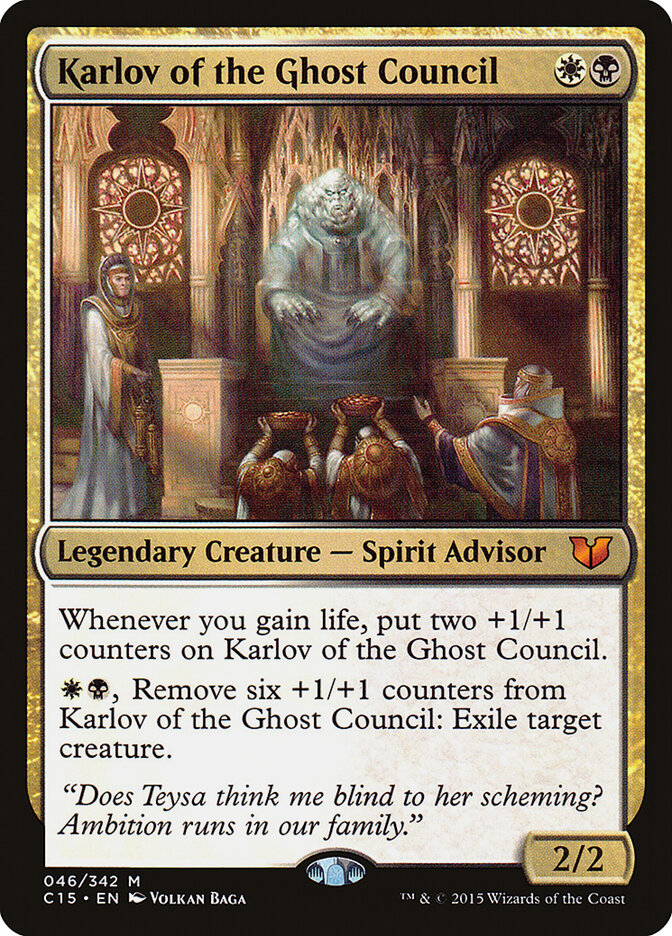 Karlov of the Ghost Council (46) - Commander 2015 (C15)
