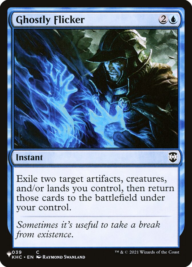 Ghostly Flicker (KHC-39) - The List (PLST)