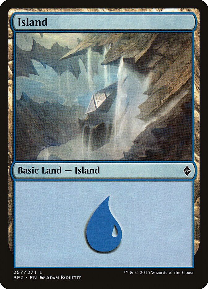 Island (257a) - Battle for Zendikar (BFZ)