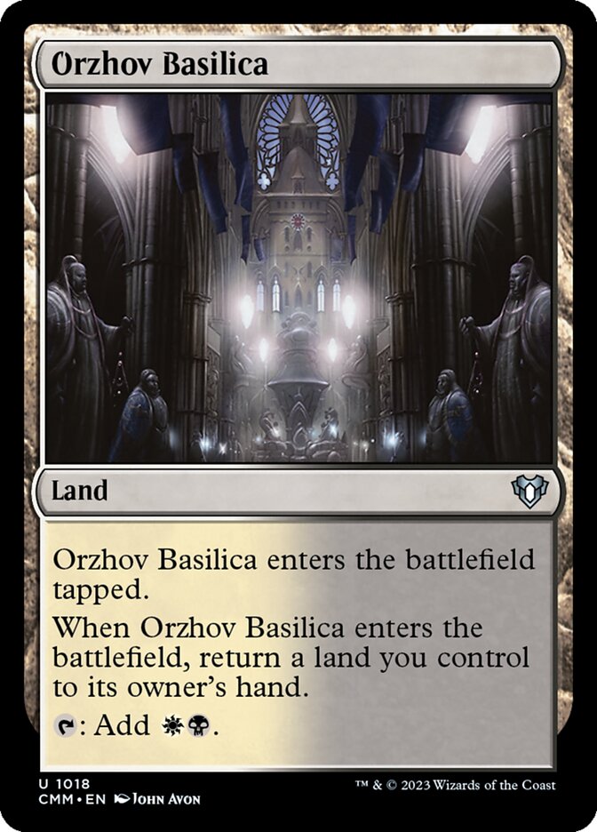 Orzhov Basilica (1018) - Commander Masters (CMM)