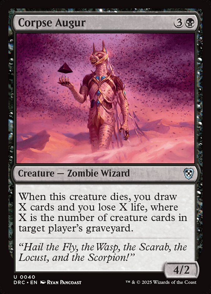 Corpse Augur - Aetherdrift Commander (DRC)