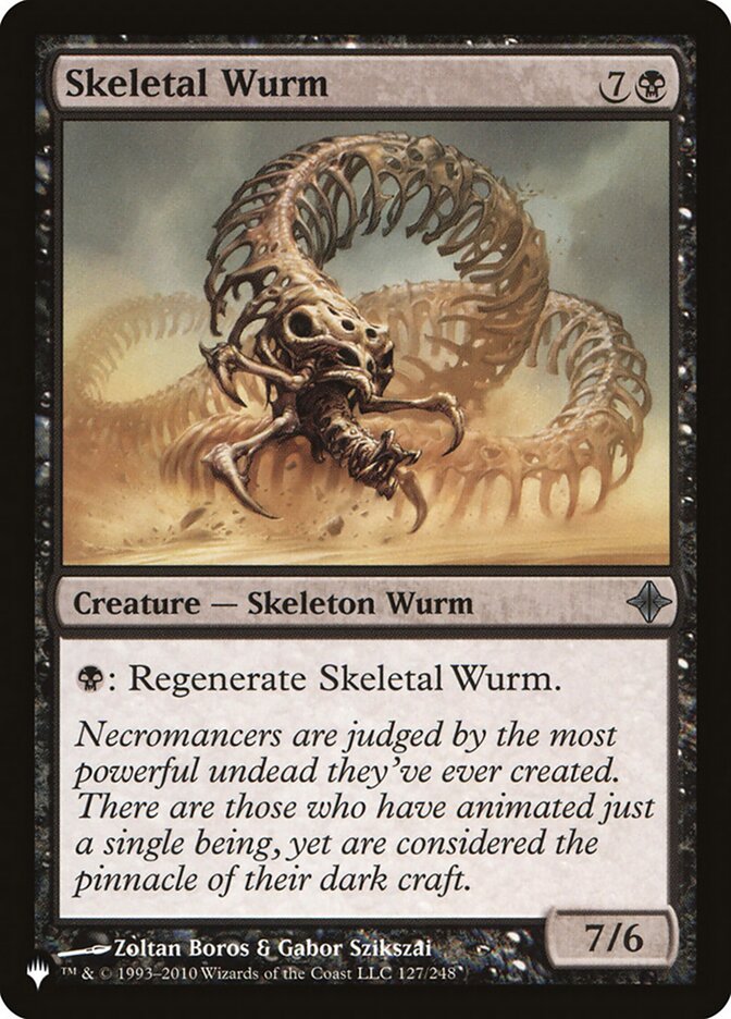 Skeletal Wurm (ROE-127) - The List (PLST)