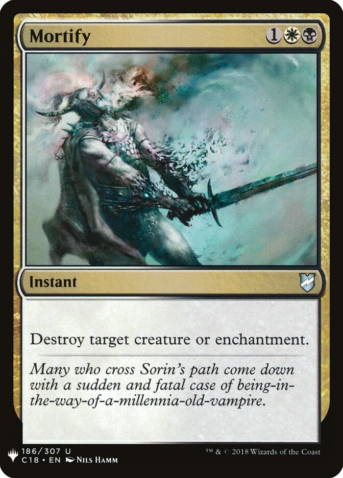 Mortify (C18-186) - The List (PLST)