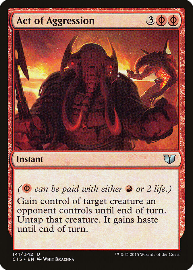 Act of Aggression (141) - Commander 2015 (C15)