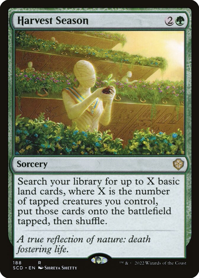 Harvest Season (188) - Starter Commander Decks (SCD)