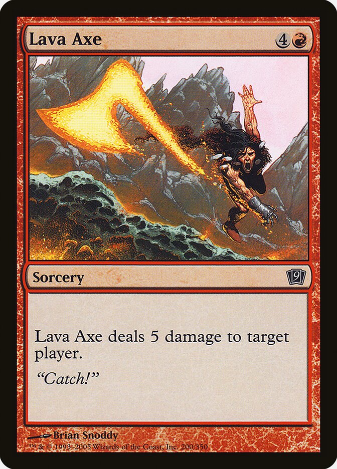 Lava Axe (200) - Ninth Edition (9ED)