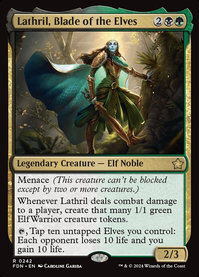 Lathril, Blade of the Elves (242) - Foundations (FDN)