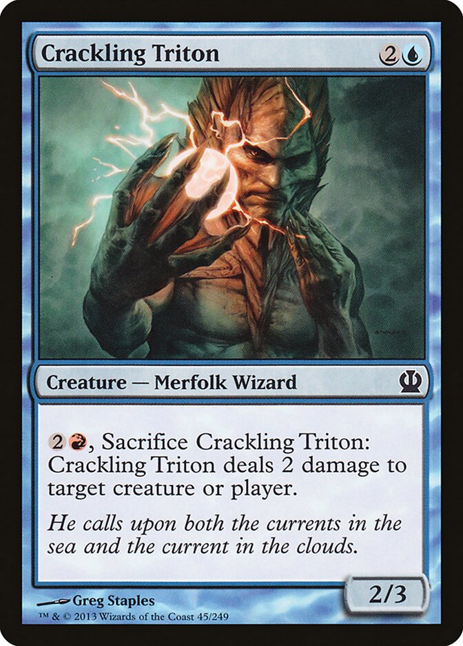 Crackling Triton (45) - Theros (THS)