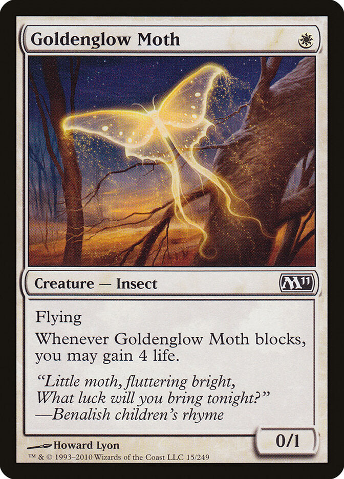 Goldenglow Moth (15) - Magic 2011 (M11)