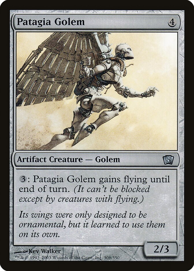 Patagia Golem (308) - Eighth Edition (8ED)