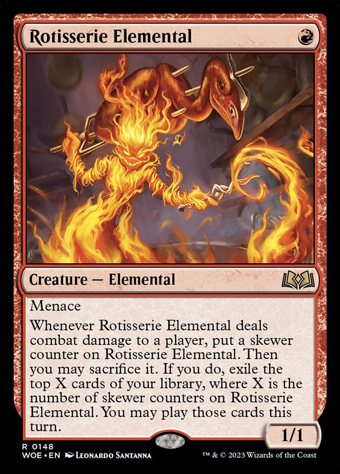 Rotisserie Elemental (148) - Wilds of Eldraine (WOE)