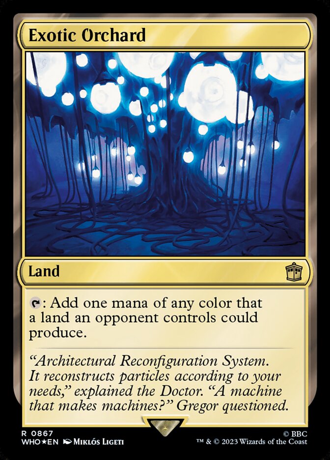 Exotic Orchard (867) - Doctor Who (WHO)