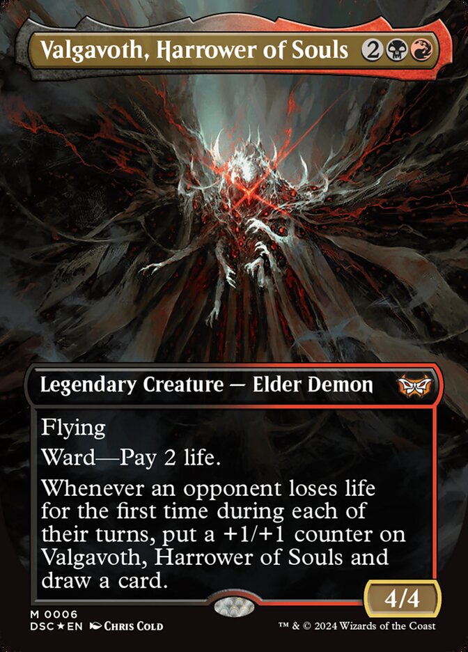 Valgavoth, Harrower of Souls (6) - Duskmourn: House of Horror Commander (DSC)