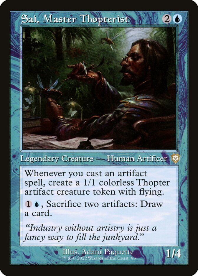 Sai, Master Thopterist (93) - The Brothers' War Commander (BRC)