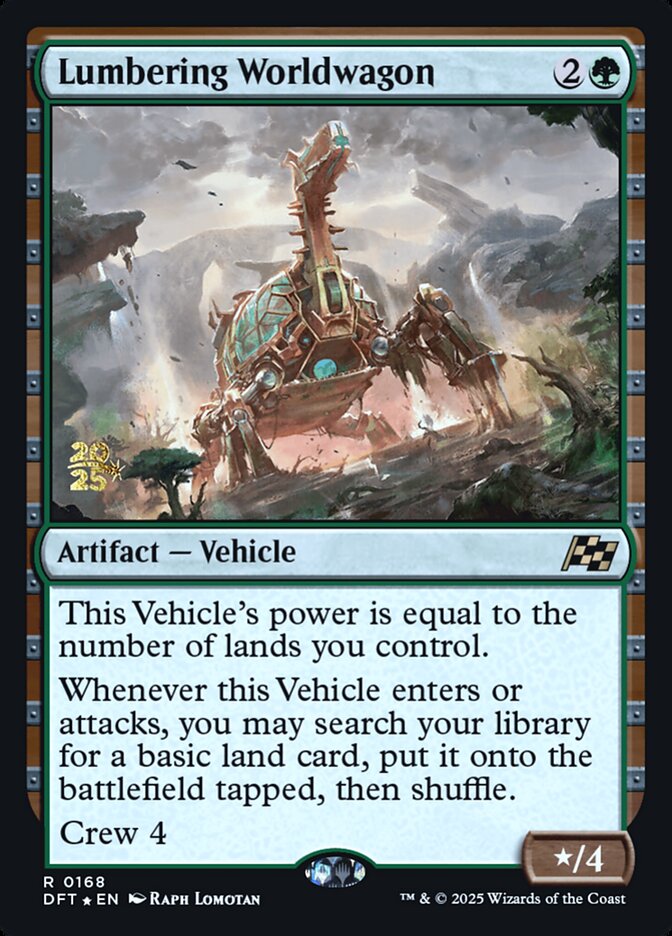 Lumbering Worldwagon (168s) - Aetherdrift Promos (PDFT)