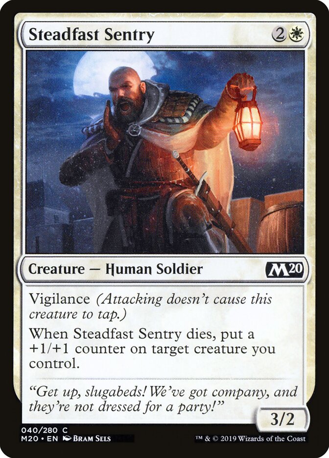 Steadfast Sentry (40) - Core Set 2020 (M20)