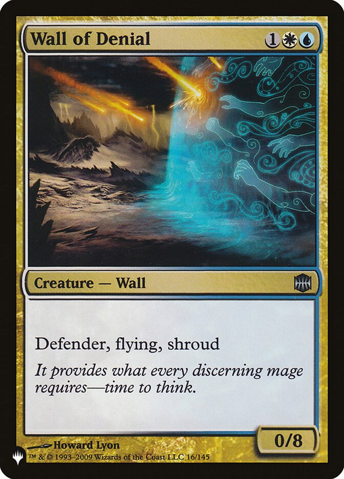 Wall of Denial (ARB-16) - The List (PLST)