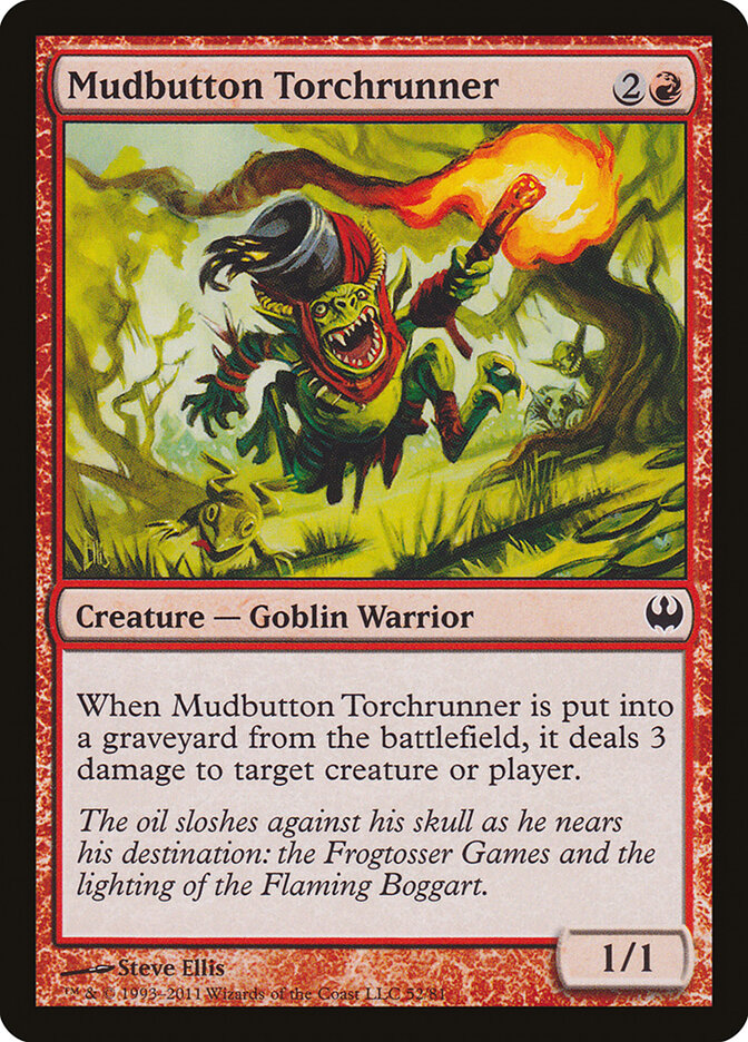 Mudbutton Torchrunner (52) - Duel Decks: Knights vs. Dragons (DDG)