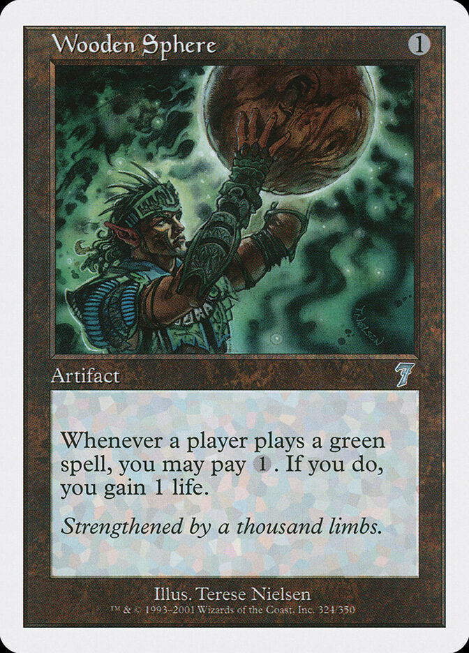 Wooden Sphere (324) - Seventh Edition (7ED)