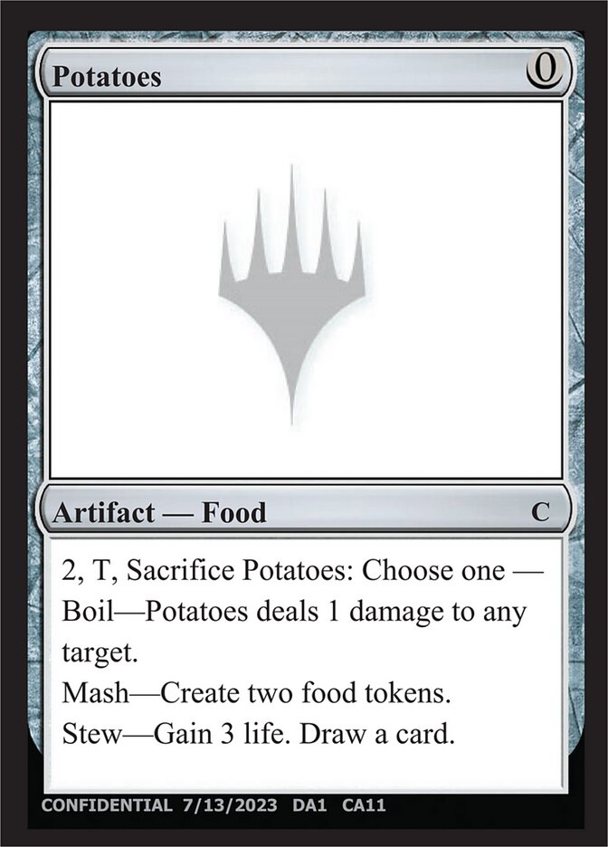 Potatoes (CAa) - Unknown Event (UNK)