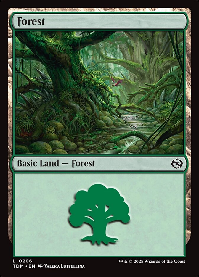 Forest (286) - Tarkir: Dragonstorm (TDM)