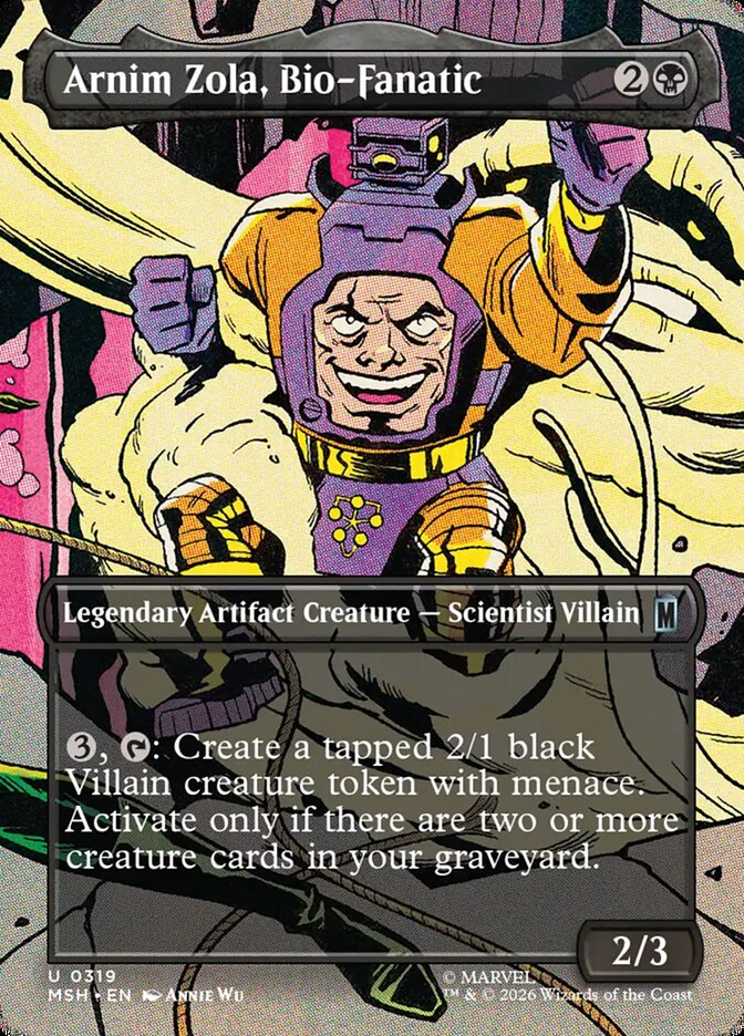 Arnim Zola, Bio-Fanatic (319) - Marvel Super Heroes (MSH)