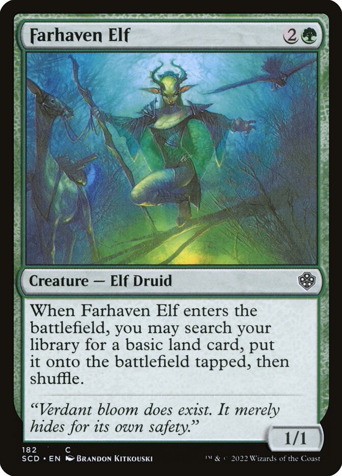 Farhaven Elf (182) - Starter Commander Decks (SCD)