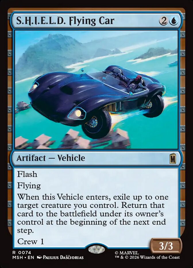 S.H.I.E.L.D. Flying Car (74) - Marvel Super Heroes (MSH)