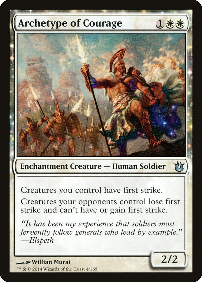 Archetype of Courage (4) - Born of the Gods (BNG)