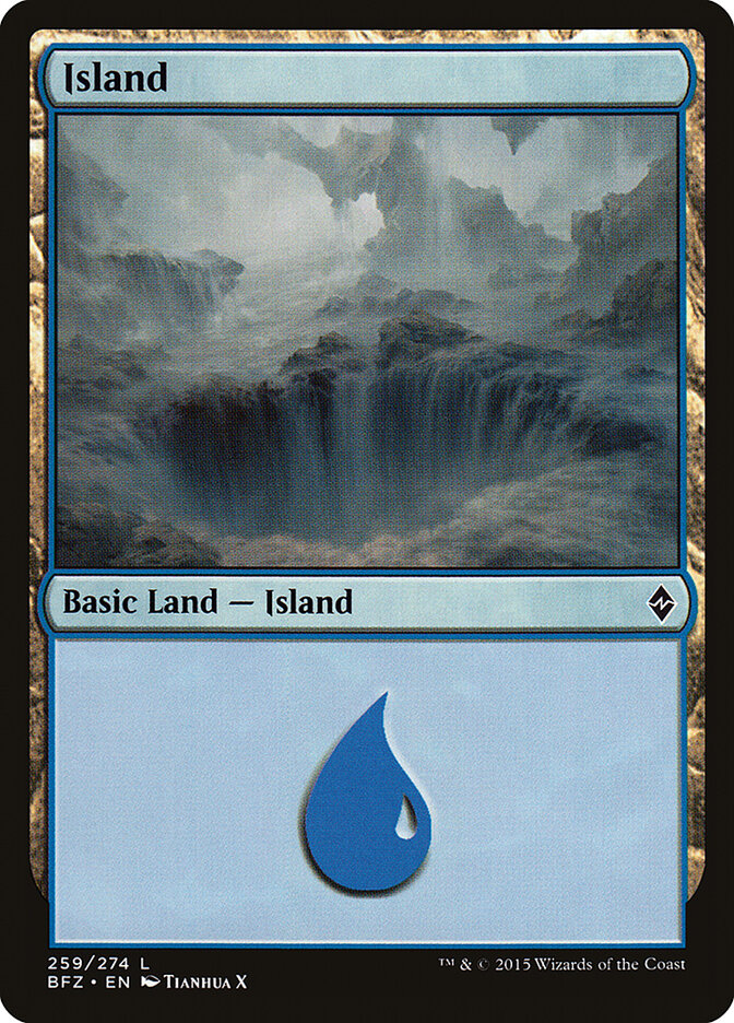 Island (259a) - Battle for Zendikar (BFZ)