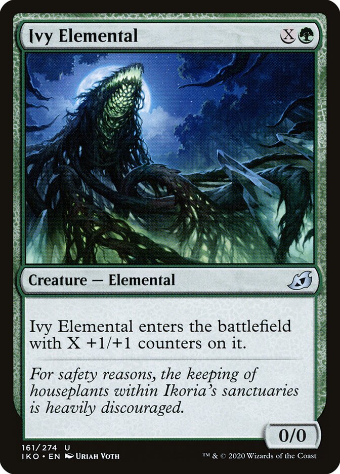Ivy Elemental (161) - Ikoria: Lair of Behemoths (IKO)