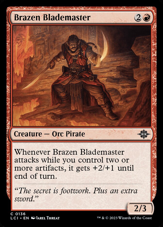 Brazen Blademaster (136) - The Lost Caverns of Ixalan (LCI)