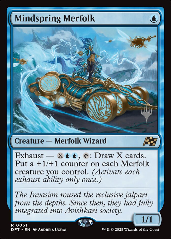 Mindspring Merfolk (51p) - Aetherdrift Promos (PDFT)