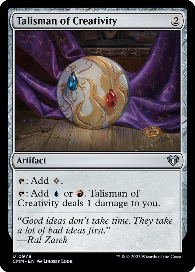 Talisman of Creativity (979) - Commander Masters (CMM)