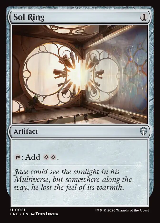 Sol Ring (21) - Reality Fracture Commander (FRC)