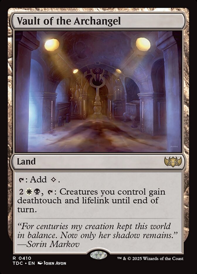 Vault of the Archangel (410) - Tarkir: Dragonstorm Commander (TDC)