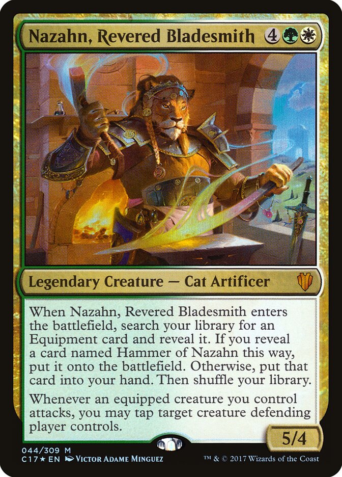 Nazahn, Revered Bladesmith (44) - Commander 2017 (C17)