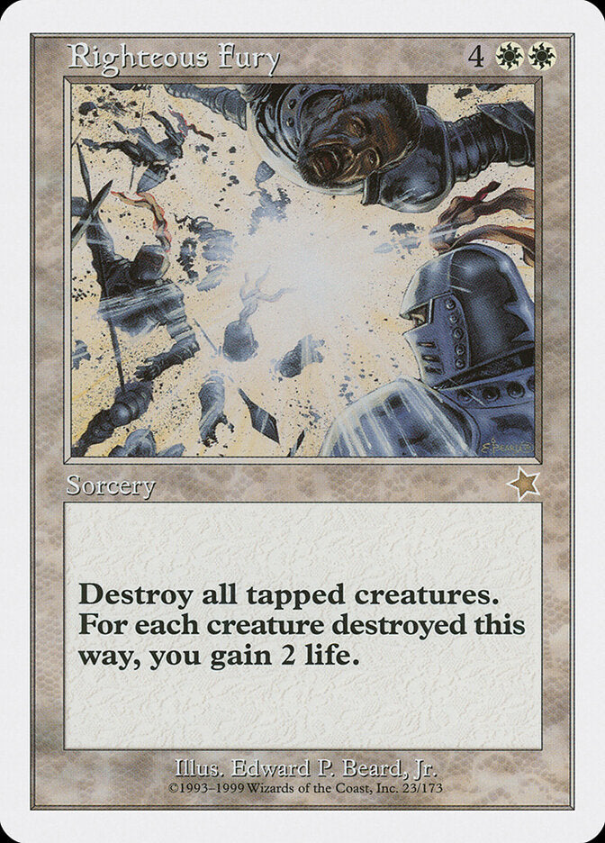 Righteous Fury (23) - Starter 1999 (S99)