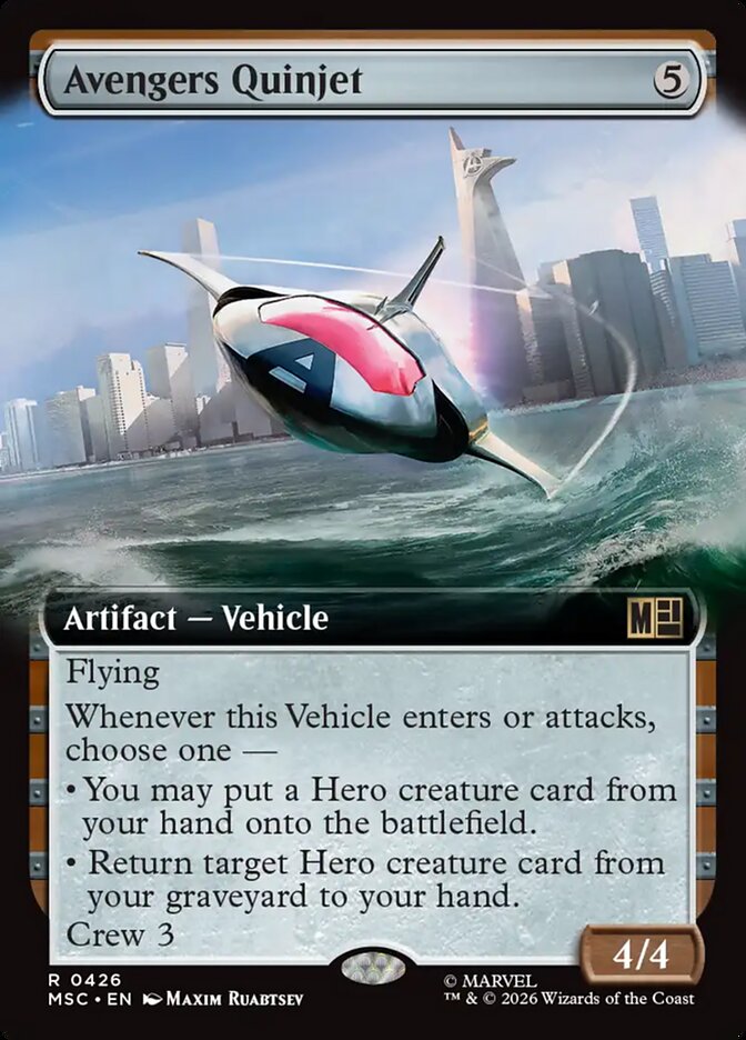 Avengers Quinjet (426) - Marvel Super Heroes Commander (MSC)