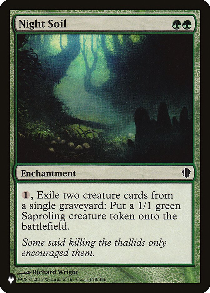 Night Soil (C13-158) - The List (PLST)