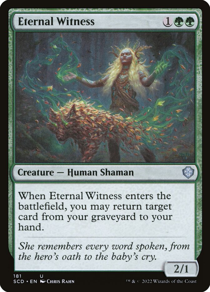 Eternal Witness (181) - Starter Commander Decks (SCD)