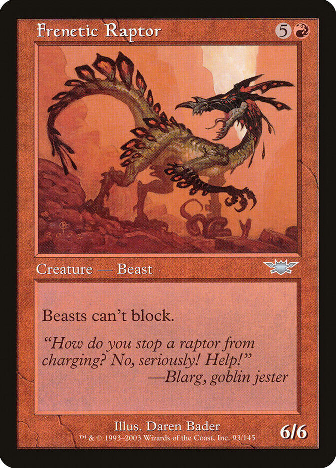 Frenetic Raptor (93) - Legions (LGN)