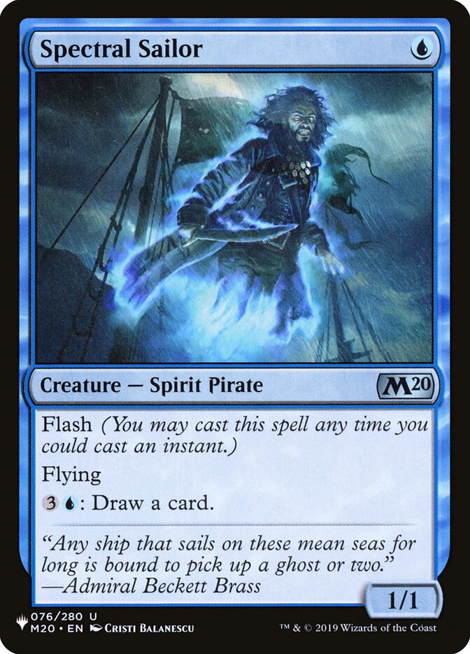 Spectral Sailor (M20-76) - The List (PLST)