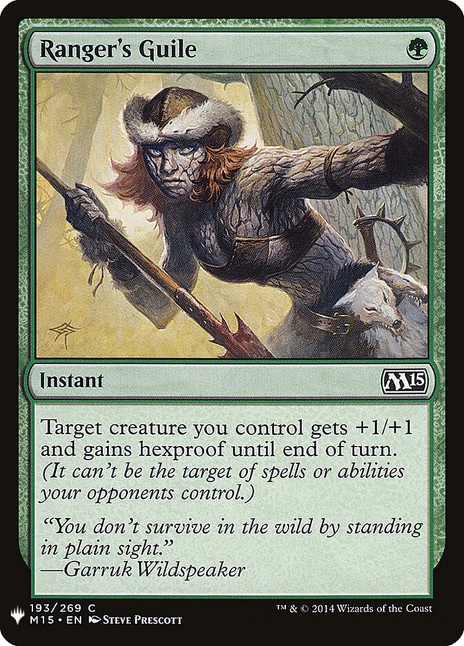 Ranger's Guile (M15-193) - The List (PLST)