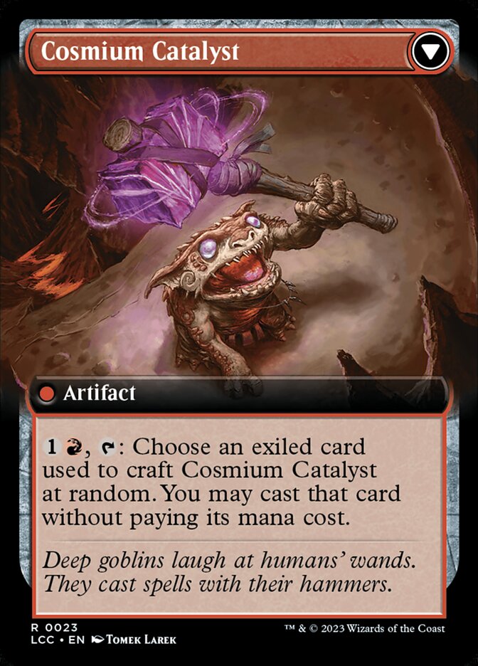 Ore-Rich Stalactite // Cosmium Catalyst (23) - The Lost Caverns of Ixalan Commander (LCC)