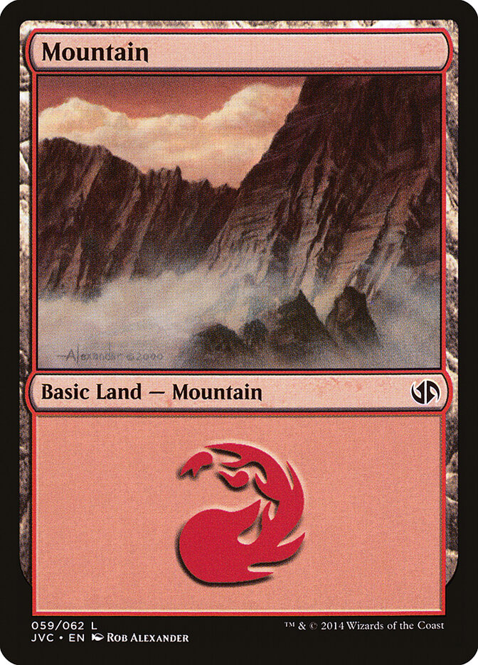 Mountain (59) - Duel Decks Anthology: Jace vs. Chandra (JVC)