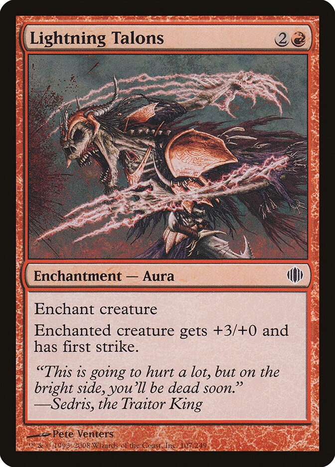 Lightning Talons (107) - Shards of Alara (ALA)