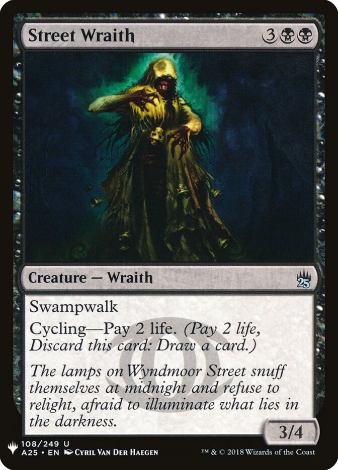 Street Wraith (A25-108) - The List (PLST)