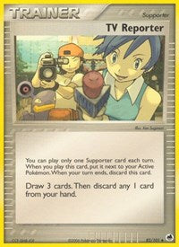 TV Reporter (82) - EX Dragon Frontiers (DF)